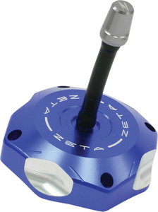Zeta - Billet Gas Cap Blue - ZE87-2301 Zeta - Billet Gas Cap Blue - ZE87-2301