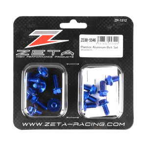 Zeta - Aluminum Bolt Kit Blue - ZE88-5546 Zeta - Aluminum Bolt Kit Blue - ZE88-5546