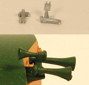 Cal-Scale Train Parts - Ho Horn Mount Bracket 2pcs Pla - 620