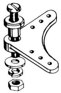Dubro Products - 90 Deg. Nylon Bellcrank - 167 Dubro Products - 90 Deg. Nylon Bellcrank - 167