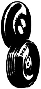 Perfect Science - 1/2' Balloon Wheels 1pr - 60