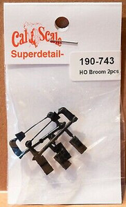 Cal-Scale Train Parts - HO Brooms 2pc - 743