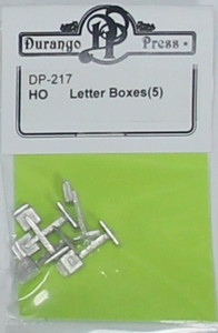 Durango Press - HO Letter Boxes(5) - 217