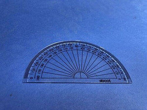 Squadron Tools - Clear 180 Degree Protractor - 10136