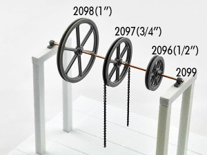 Tichy Train Group - O 4' Dia Sheave/Pillow Blocks - 2098