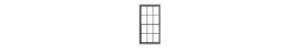 Tichy Train Group - HO 6/6 DH Masonry Window - 8308