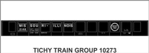 Tichy Train Group - Ho Mp 45' Steel Gondola Decal - 10273