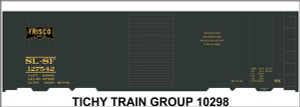 Tichy Train Group - Ho Sl-Sf 40' Steel Boxcr Decal - 10298