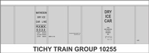 Tichy Train Group - N Mathieson Dryicestlcar Decal - 10255N