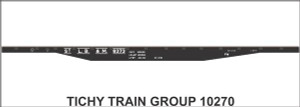 Tichy Train Group - N St Lb&M 50' Stl Flatcr Decal - 10270N
