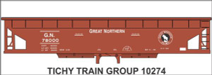 Tichy Train Group - N Gn Ballast Hopper Decal - 10274N
