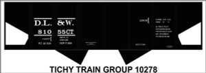 Tichy Train Group - N Dl&W Usra Hopper Decal - 10278N