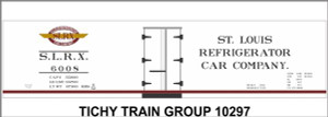 Tichy Train Group - N Slrx 40' Wood Reefer Decal - 10297N