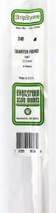 Evergreen Scale - .060 Quarter Round - 248
