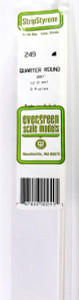 Evergreen Scale - .080 Quarter Round - 249