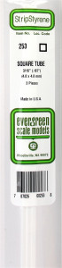 Evergreen Scale - .187 Square Tube - 253