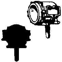 Cal-Scale Train Parts - Ho Headlight Sunbeam - 202