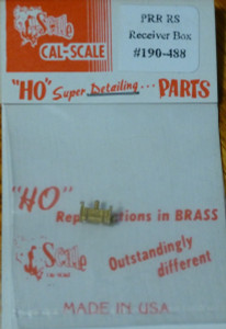 Cal-Scale Train Parts - Ho Prr Rs Loco Receiver Box - 488