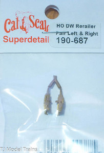 Cal-Scale Train Parts - Ho Dw Rerailer Pair L + R - 687