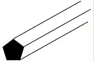 Plastruct - Mrp-30 .03 Styrene Pent Rod - 90832