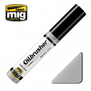 Mig Ammo Books - Oilbrusher Medium Grey - 3509