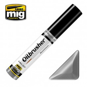 Mig Ammo Books - Oilbrusher Aluminium - 3537
