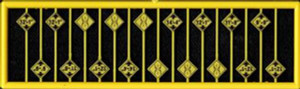 Tichy Train Group - N Bridge Warning Signs 18 pcs - 2684
