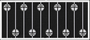 Tichy Train Group - HO Very early Crossing Warning - 8309