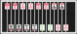 Tichy Train Group - HO Assorted Warning Signs - 8314