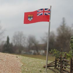 Osborn Model Kits - Ho Canadian Red Ensign Flag 3p - 1111