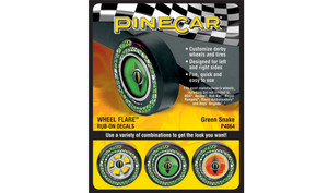 Pinecar - Green Snake Wheel Flare - 4064