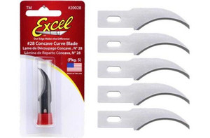 Excel Hobby Products - Concave Blade 5p - 20028 Excel Hobby Products - Concave Blade 5p - 20028