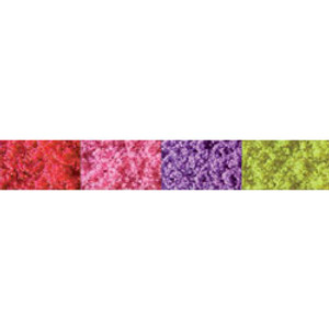 JTT Trees & Shrubs - Turf Red,Pink,Purple,Yellow - 95146