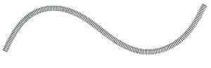 Atlas Model Railroad Co. - N C80 Flex Track Blk Tie (10) - 2500