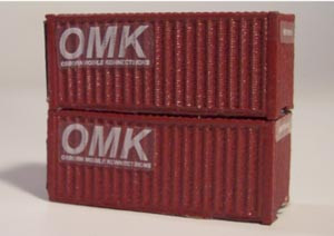 Osborn Model Kits - N 20' Intermodal Containers - 3063