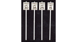 Tichy Train Group - O Low Speed Limit Signs - 2064
