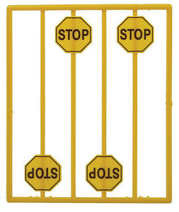 Tichy Train Group - O Yellow Stop Sign - 2071