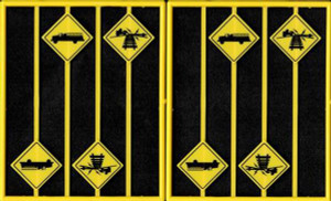 Tichy Train Group - O Wrning Signs Firehouse 8 pcs - 2084