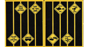 Tichy Train Group - O Funny Warning Signs - 2103