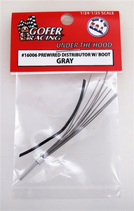 Gofer Racing Model Decals - Wired Distributor w/boot Gray - 16006