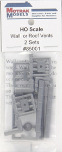 Motrak Models - Ho WALL or ROOF VENTS - 85001