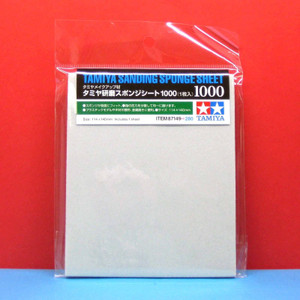 Tamiya Paint - Hobby Kits - Sanding Sponge Sheet 1000 - 87149 Tamiya Paint - Hobby Kits - Sanding Sponge Sheet 1000 - 87149