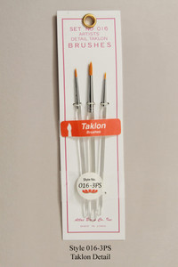 Atlas Brush Co. - Detail Takon 3pc Brush Set - 16