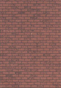 Plastruct - Psp-92 Paper Sheet Red Brick - 91882