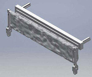 Cal-Scale Train Parts - Ho Cab Window Shade Stowed 2pc - 678