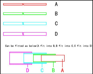 Trumpeter Models - Brass Pipe Set #1 .3mm,4,5,6 - 9942
