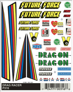 Pinecar - Drag Racer Decal - 316