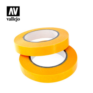 Vallejo Acrylic Paints - Precision Masking Tape 10mm x 18m 2pk - 7006