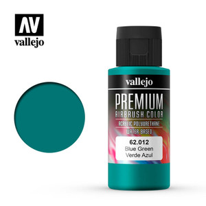 Vallejo Acrylic Paints - Premium Color Blue Green 60ml 1pc - 62012