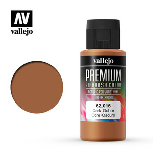 Vallejo Acrylic Paints - Premium Color Dark Ochre 60ml - 62016